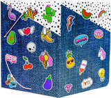 Pin Badge Wizard A4 Elasticated Folder {DC}