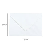 Pack of 50 White 100gsm 121x171mm Gummed Envelopes