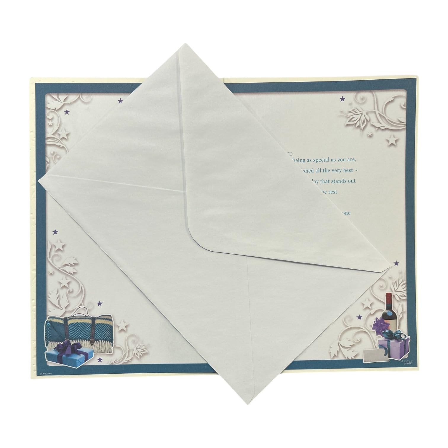 Have a Wonderful 75th Birthday Open Male Opacity Card