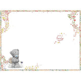 Bear Holding Flowers Mothering Sunday Mother's Day Card