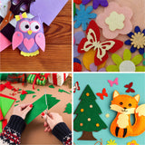 Pack of 10 A4 Purple Coloured Felt 180gsm Sheets