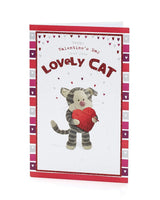 From Your Lovely Cat With Heart Valentine's Day Card 