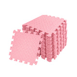 Pack of 4 30x30cm Light Pink Coloured 1cm Thick EVA Foam Mats