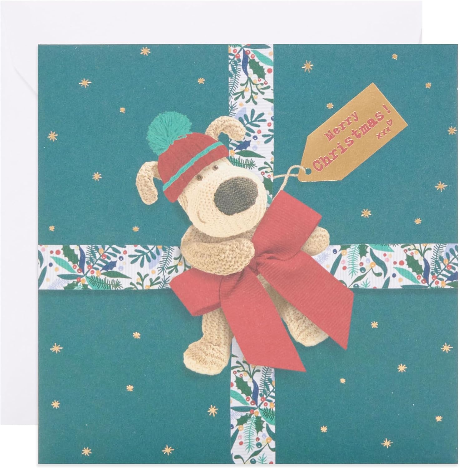 Multipack of 10 Cute Boofle Design Christmas Cards With Envelopes