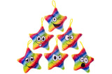 Single Plush Rainbow Star 10cm