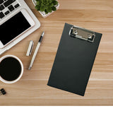 Black Mini Clipboard - Small Pocket A6 Clip Board