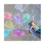 Tub of 20 Jumbo Sidewalk Colours Chalks