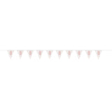 9ft Birthday Rose Gold Glitz Number 18 Prism Pennant Banner