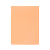 Pack of 8 A5 Plain Peach Dyslexia Overlay Reading Sheets – PET Material, Rounded Corners