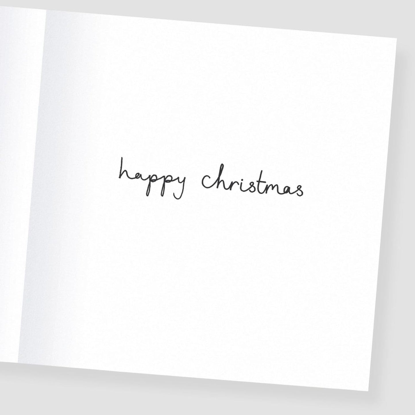 Elegant Design Heartfelt Partner Christmas Card