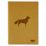 A5 80 Pages 110gsm Animalia Design Kraft Notebook by Icon Art