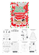 Mini Christmas Elfin Around Puzzle Book