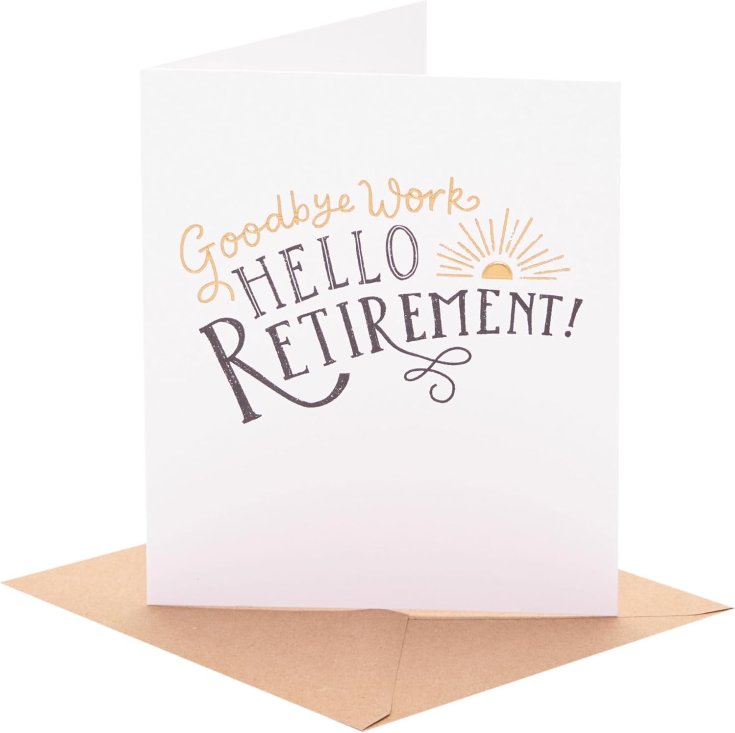 Sunshine Design Happy Retirement Congratulations Card