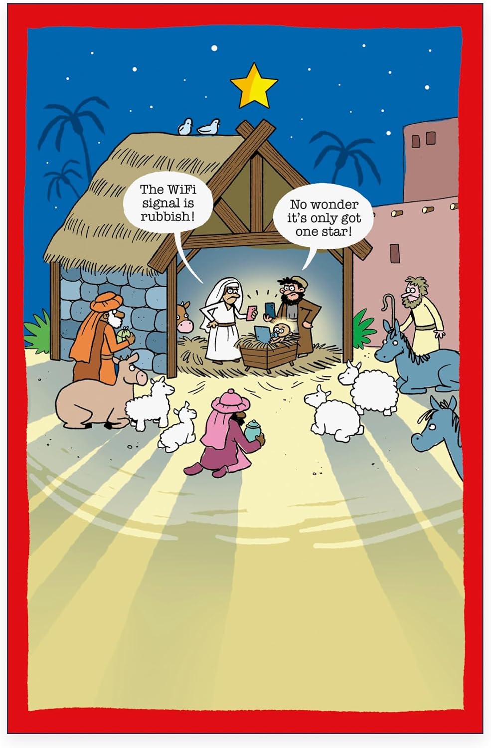 Nativity Scene Design Christmas Card