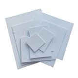 30x30cm Blank White Flat Stretched Board Art Canvas By Janrax
