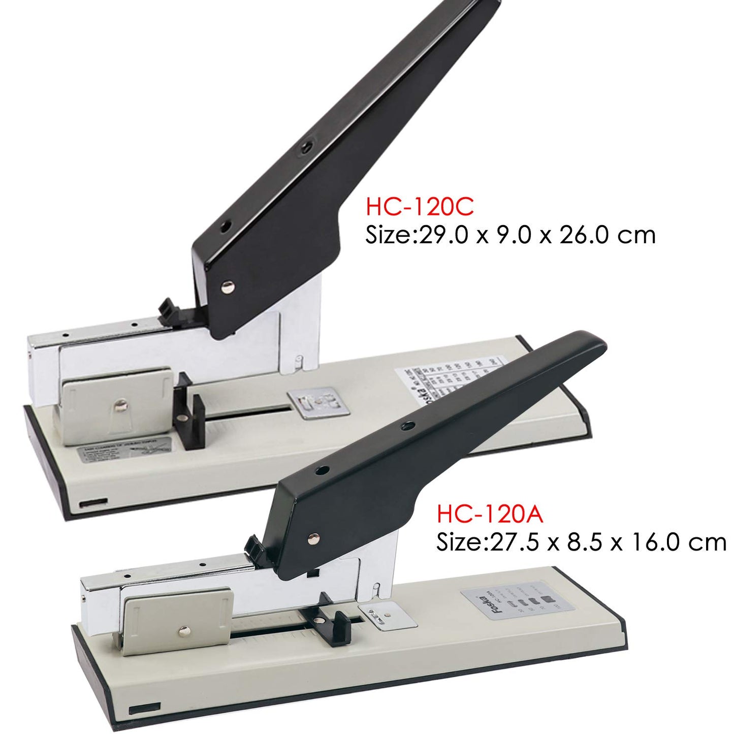Heavy Duty Metal Adjustable Staples 100 Sheets Capacity
