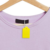 Pack of 100 Medium Yellow Strung Tags 25 x 39mm