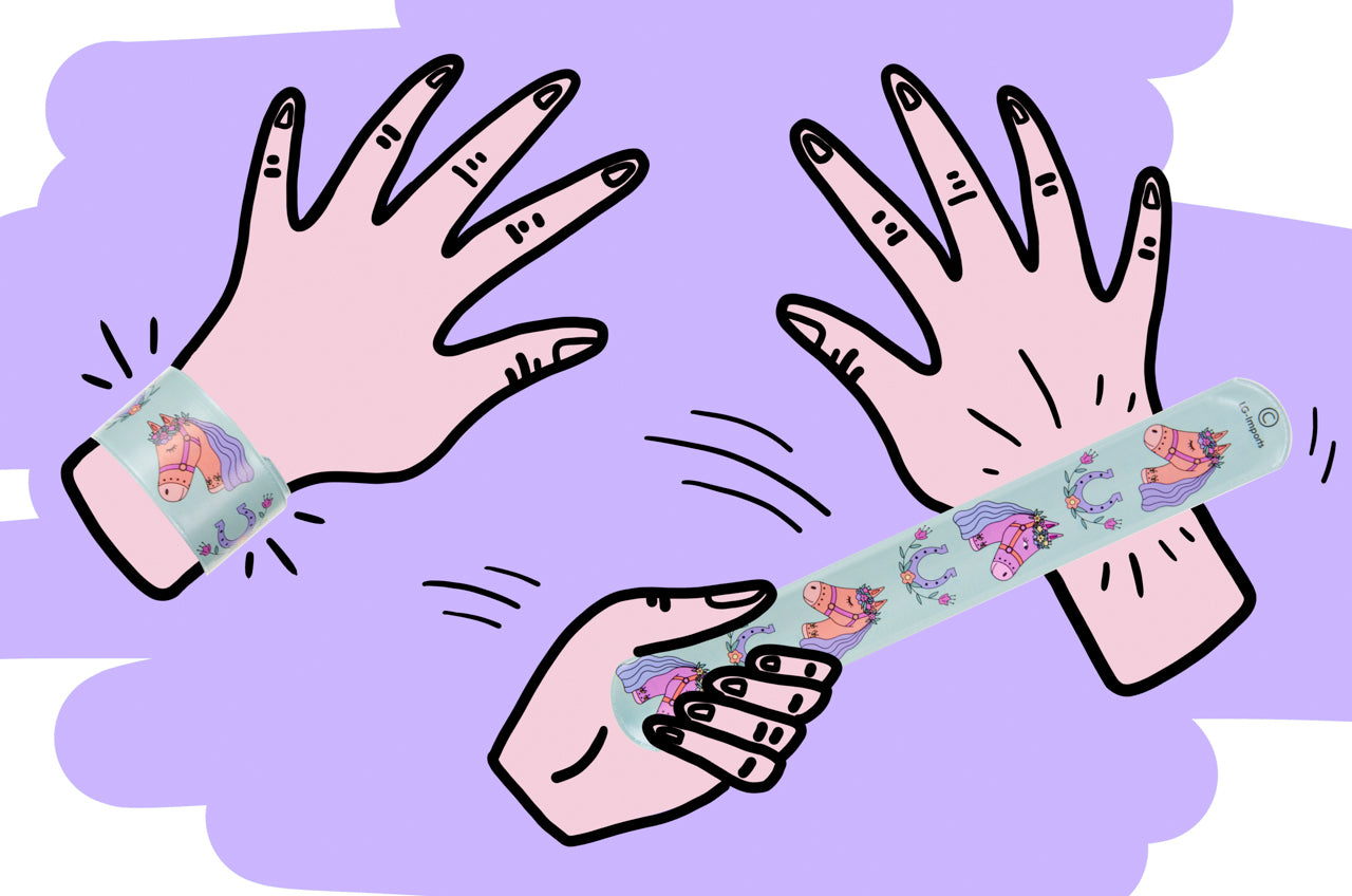Single Horse Snap Bracelet