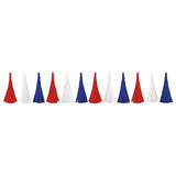 7ft Patriotic Paper Tassel Garland