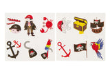 6 Pieces Pirate Tattoos