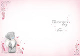 Bear Dressed As Cupid Open Valentine's Day Card