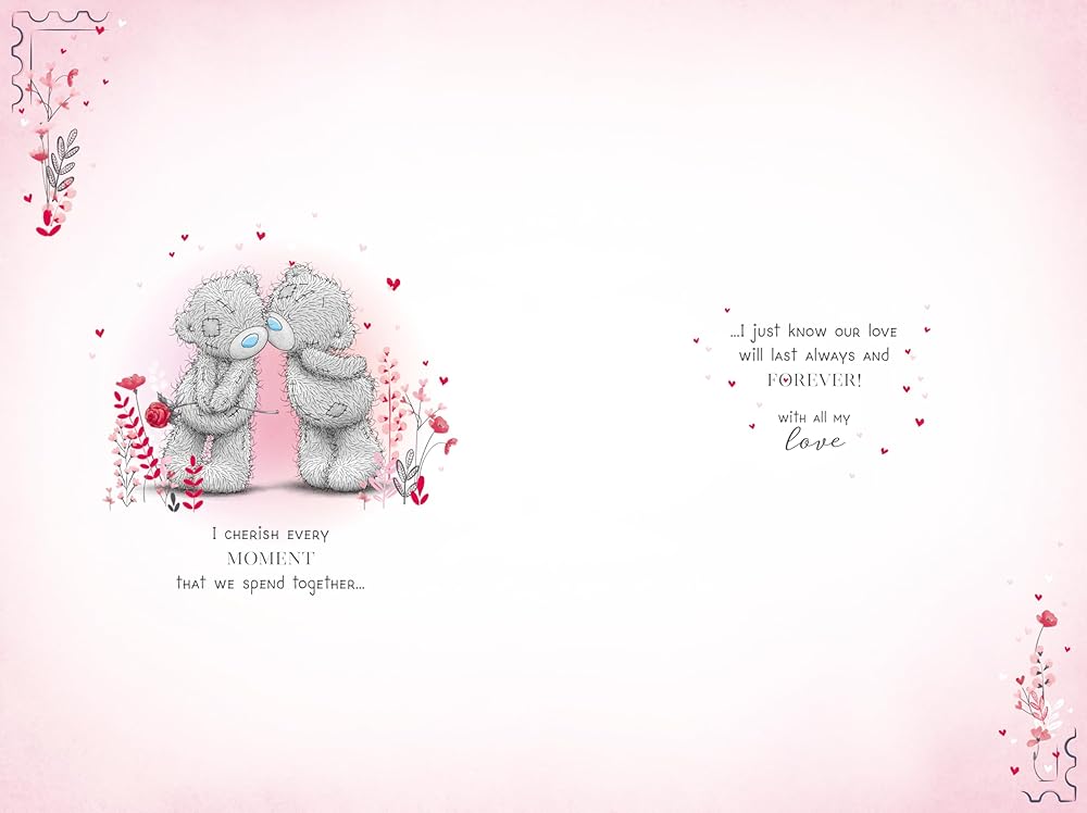 Bears With Rose One I Love Valentine's Day Card {DC}
