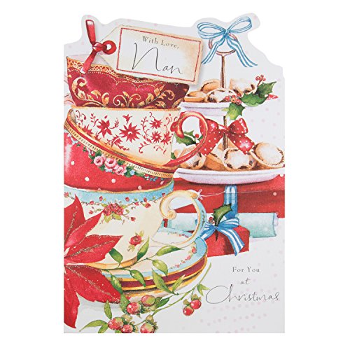 Hallmark Medium Nan "Reasons To Celebrate" Christmas Card 