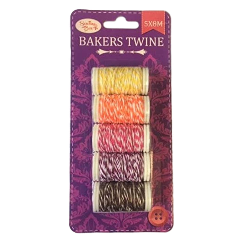 Pack of 5 8M Bakers Twine In Plastic Roll {DC}