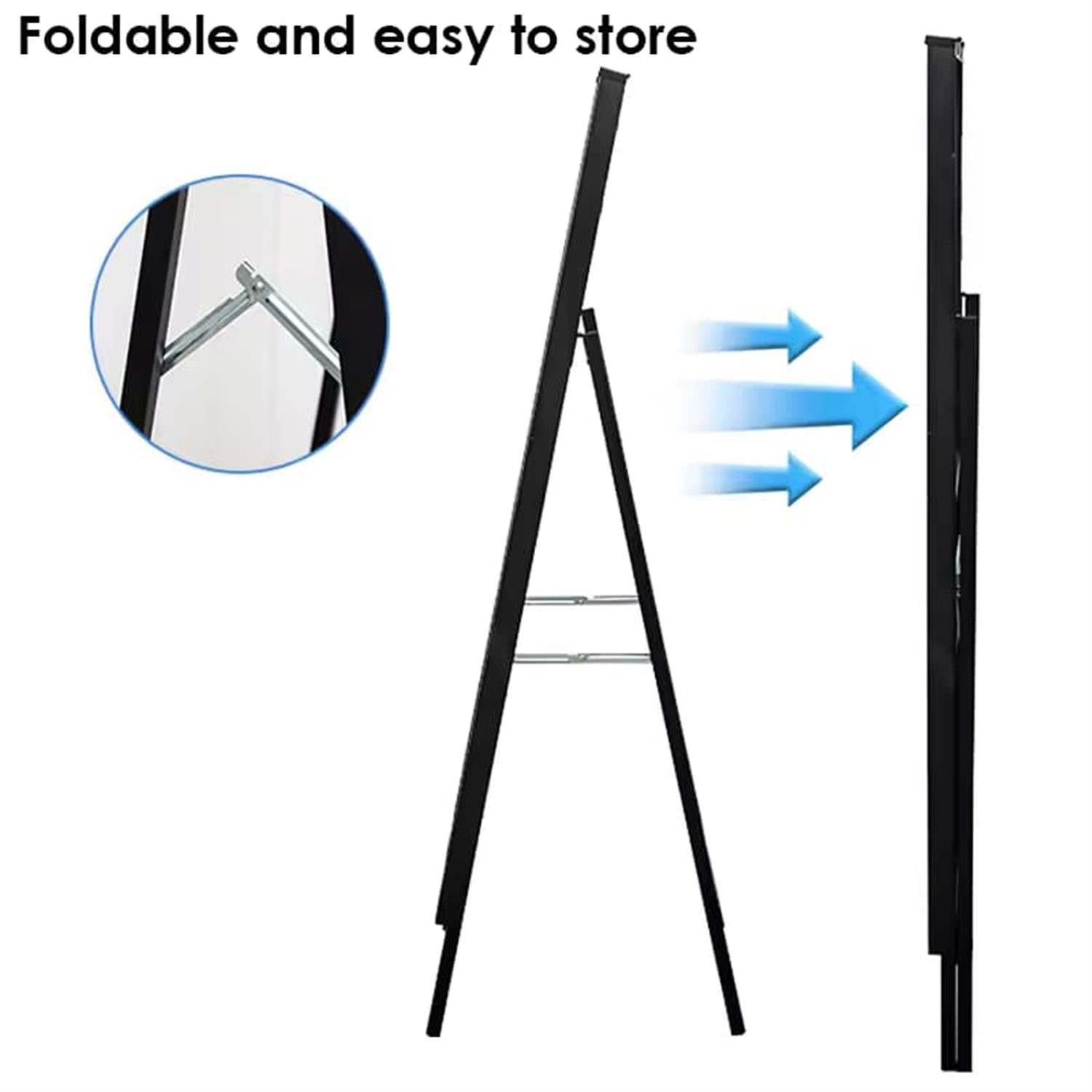 Bracket Style 60 x 90cm Mobile LED Poster Frame For Display