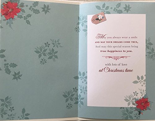SISTER-IN-LAW - NICE VERSE GOLD FOIL CHRISTMAS CARD