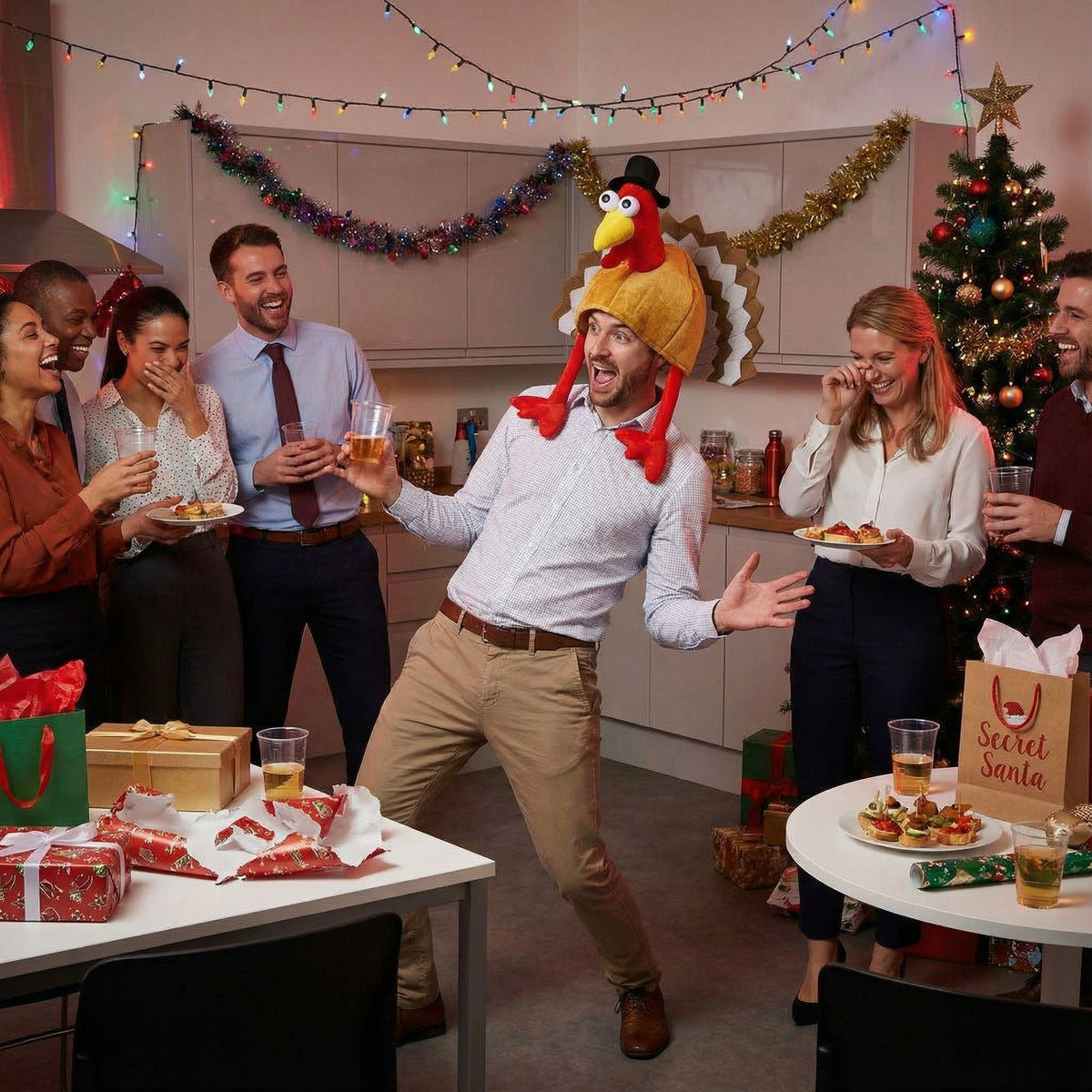 Funny Funky Turkey Hat