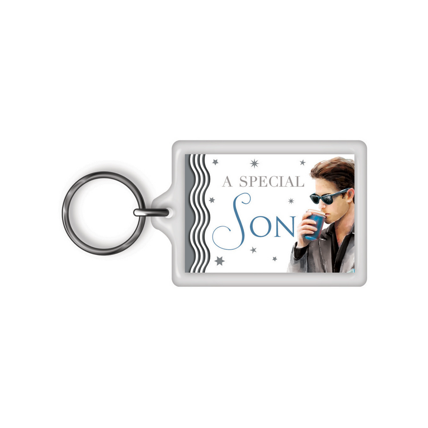 A Special Son Celebrity Style World's Best Keyring