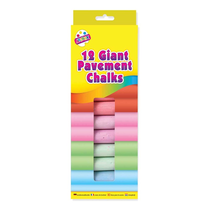 Artbox 12 Giant Pavement Chalks