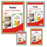 A3 Magnetic Sign Holder Display Board