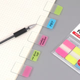 Pack of 45 PET Sticky Index Page Markers 25 x 38mm