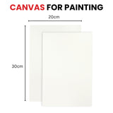 20x30cm Stretched Mini Canvas 280gsm