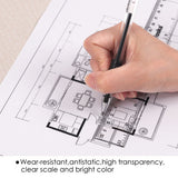 30cm Clear Plastic Ruler - (12" Rule)