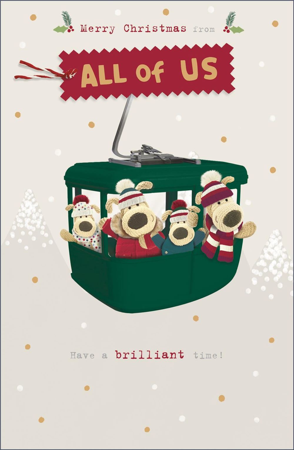 Boofles In Cable Car From All Of Us Christmas Card