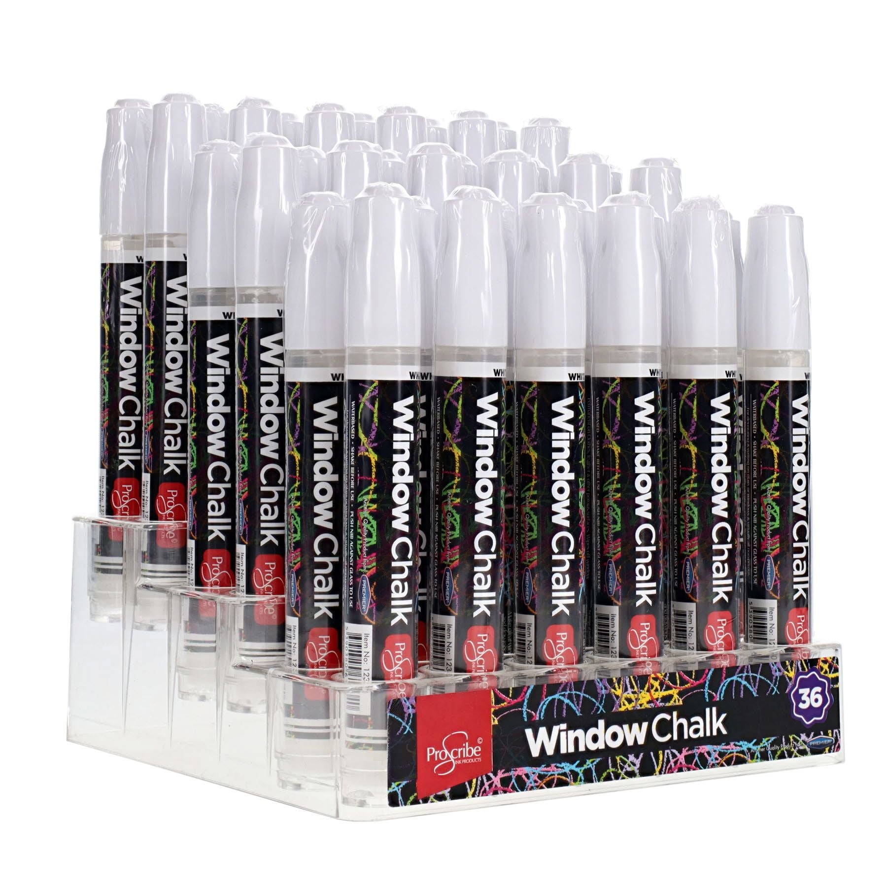 8g Brilliant White Window Chalk Marker by Proscibe