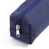 Single Soft Oxford Cloth Large Opening Pencil Case with Smooth Zipper