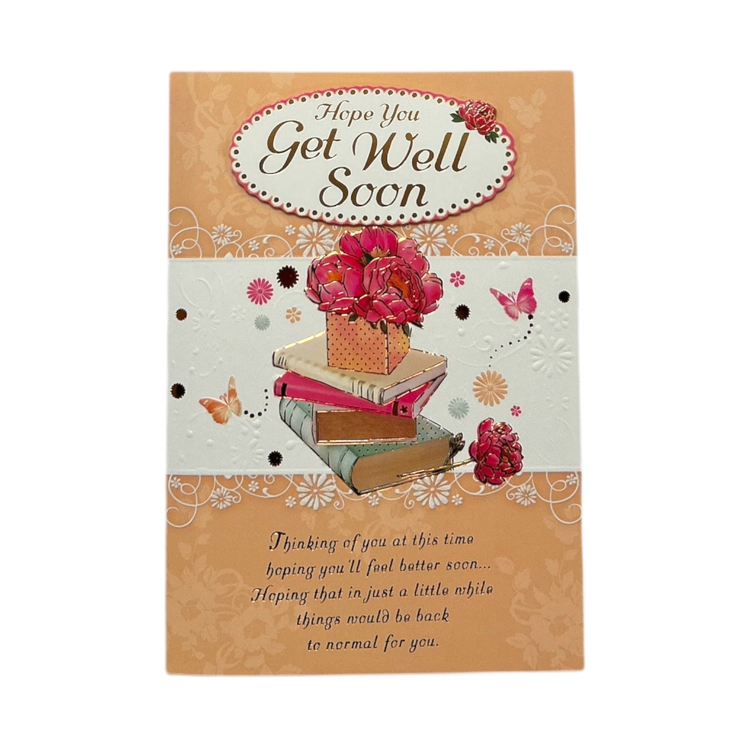 Hope You Get Well Soon Soft Whispers Card