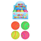 Box of 24 Bouncing Ball Circles 6.2 cm Astd Colours