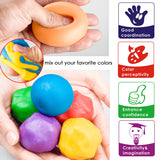 Pack of 4 Assorted Colour Play Dough 60g