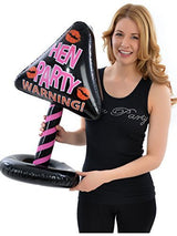 Inflatable Hen Party Warning Sign 70 X 40cm