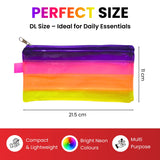 DL Rainbow Coloured Rainbow Pencil Case
