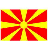 Republic Of North Macedonia Flag 5ft X 3ft