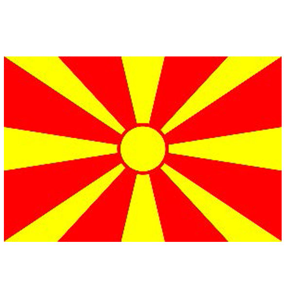 Republic Of North Macedonia Flag 5ft X 3ft