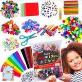 Pack of 1200 Pieces DIY Arts and Crafts Set