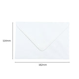 Pack of 50 White 100gsm 114x162mm–C6 Gummed Envelopes