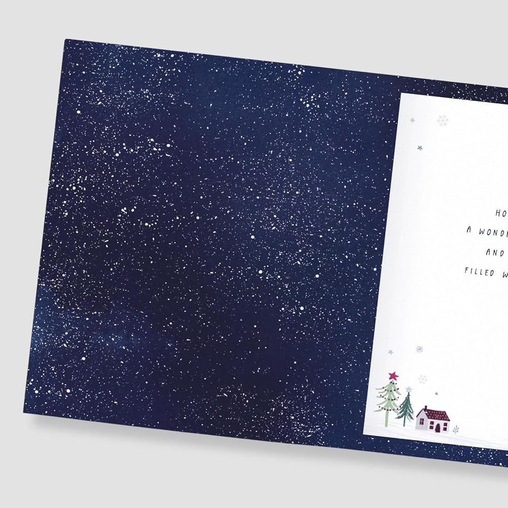 Stunning Design Across The Miles Christmas Card